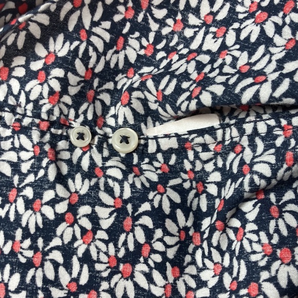 J.Crew Floral Short Sleeve Button Front Shirt - Picture 4 of 6